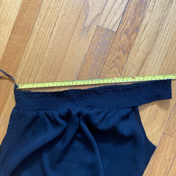 Guess One Shoulder Sleeveless Black Blouse Top Size Small - Picture 7 of 10